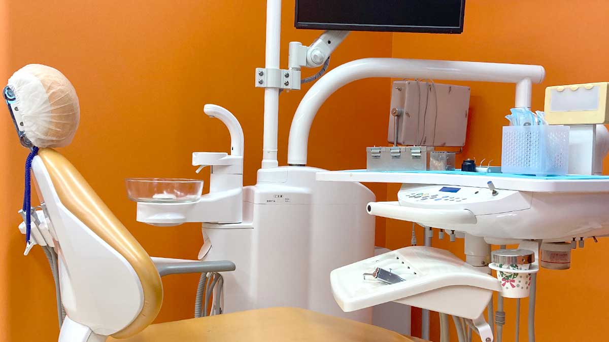 歯科治療用の椅子
